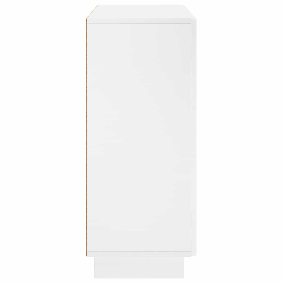 Sideboard Hvid højglans 85.5 x 31 x 75 cm Konstrueret træ