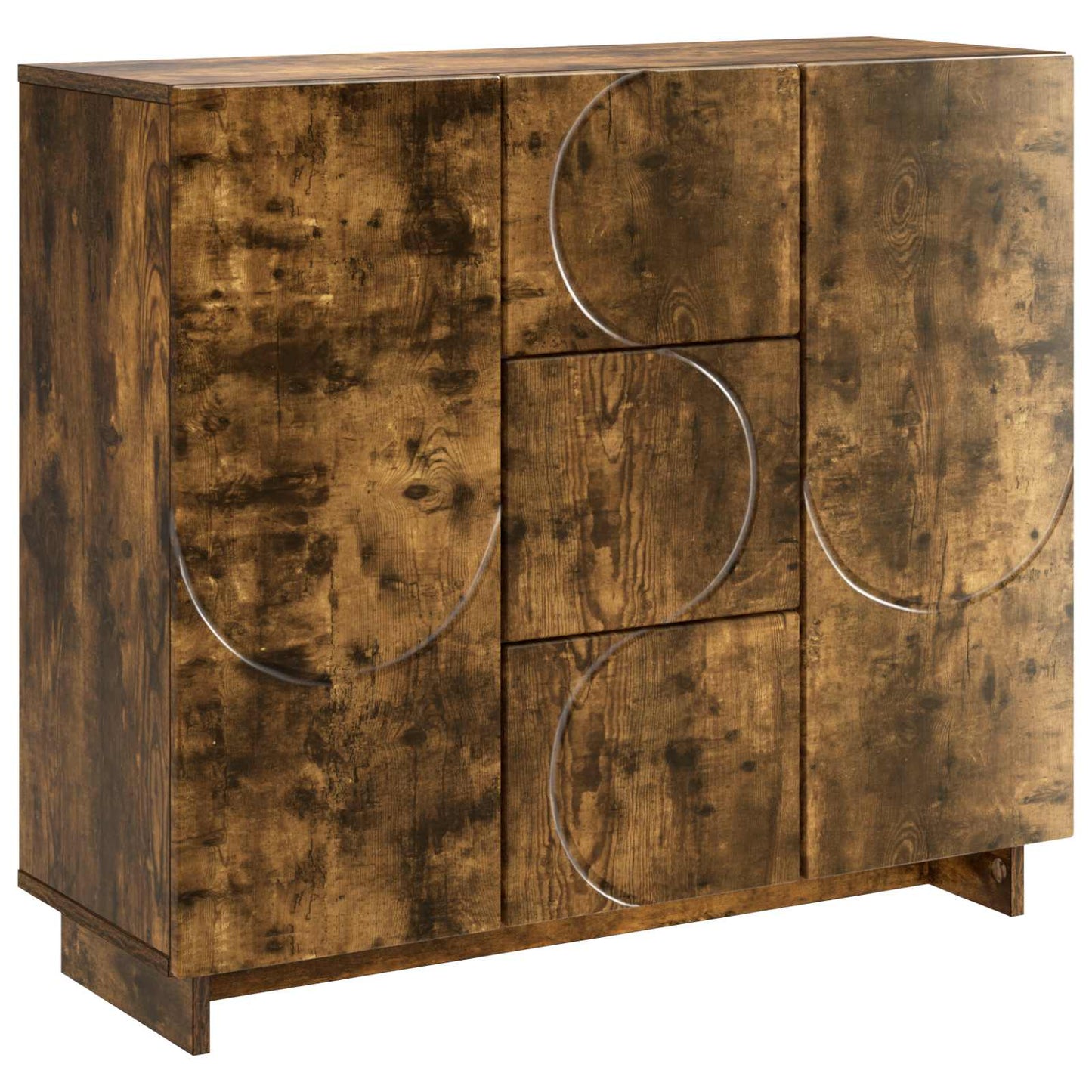 Sideboard Røget eg 85.5 x 31 x 75 cm Konstrueret træ