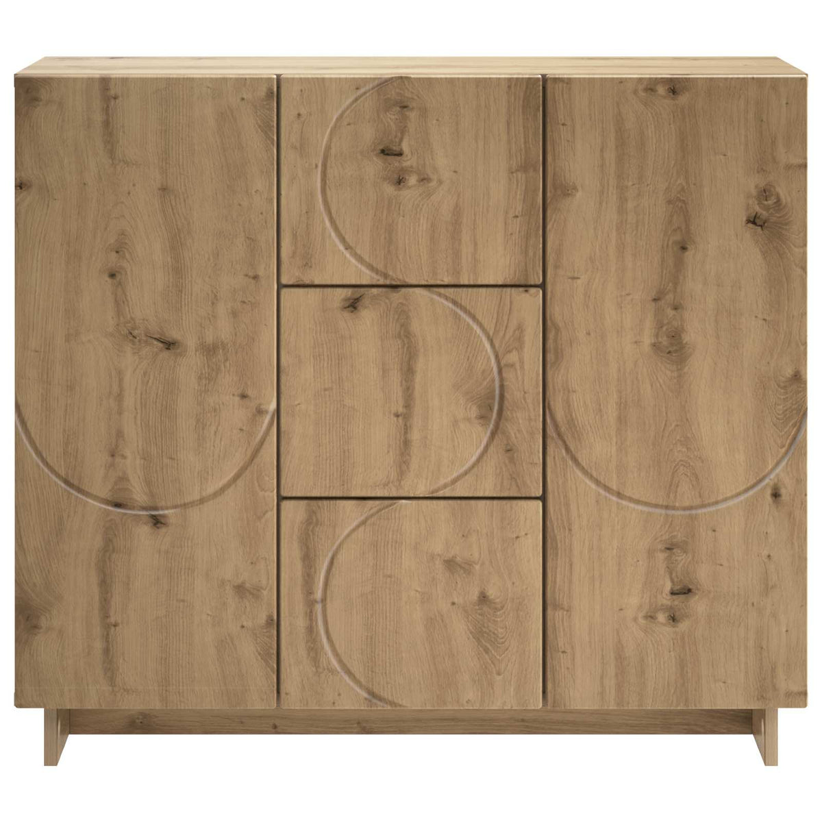 Sideboard Artisan-eg 85.5 x 31 x 75 cm Konstrueret træ