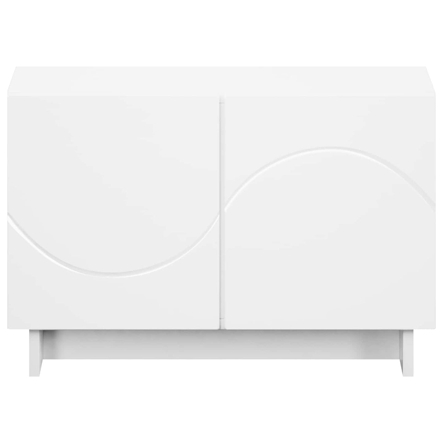 TV-bord 60 x 34.5 x 40 cm Hvid Konstrueret træ