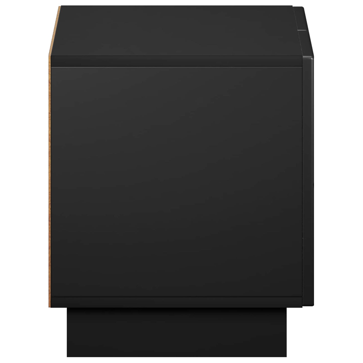TV-bord 60 x 34.5 x 40 cm Sort Konstrueret træ
