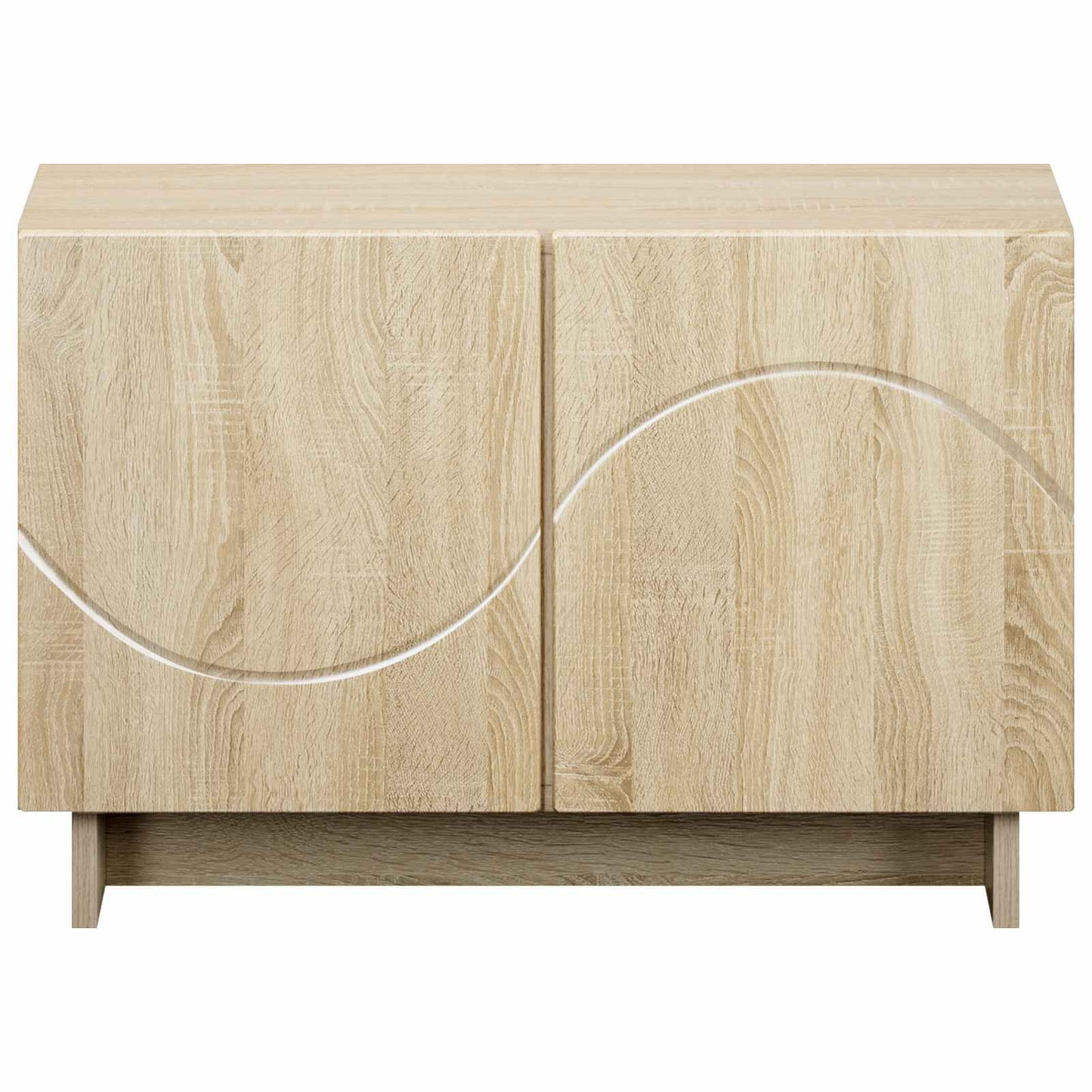 TV-bord 60 x 34.5 x 40 cm Sonoma-eg Konstrueret træ