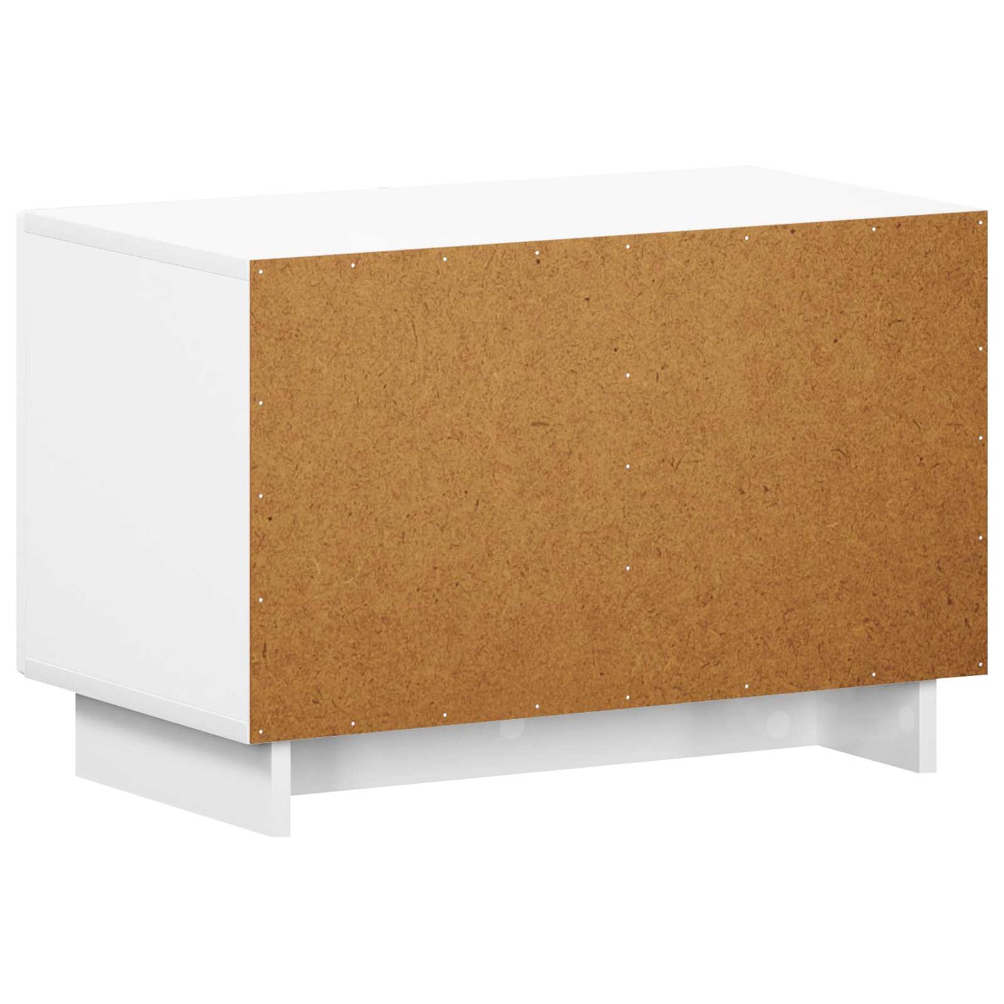 TV-bord 60 x 34.5 x 40 cm Hvid højglans Konstrueret træ