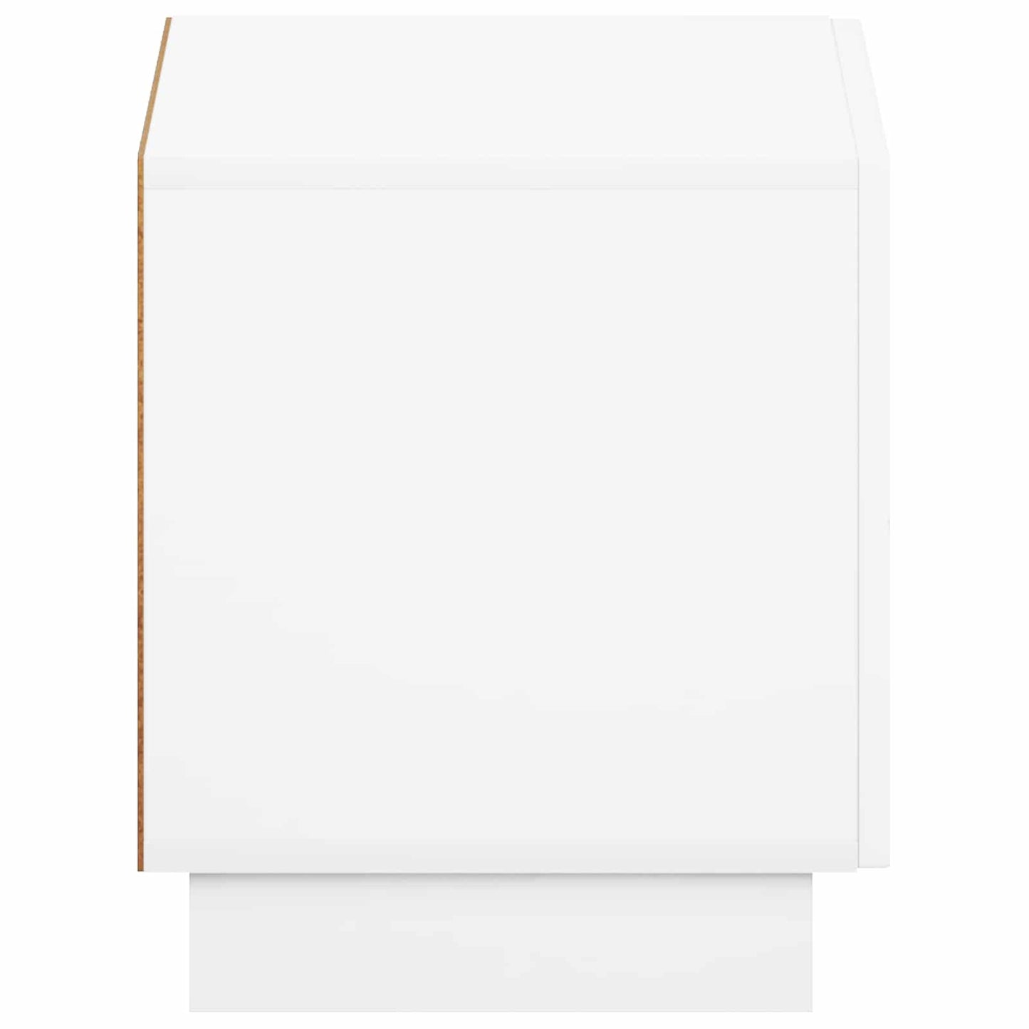 TV-bord 60 x 34.5 x 40 cm Hvid højglans Konstrueret træ