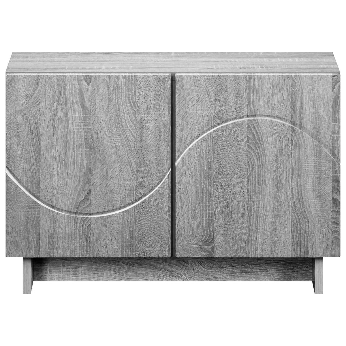 TV-bord 60 x 34.5 x 40 cm Grå Sonoma Konstrueret træ