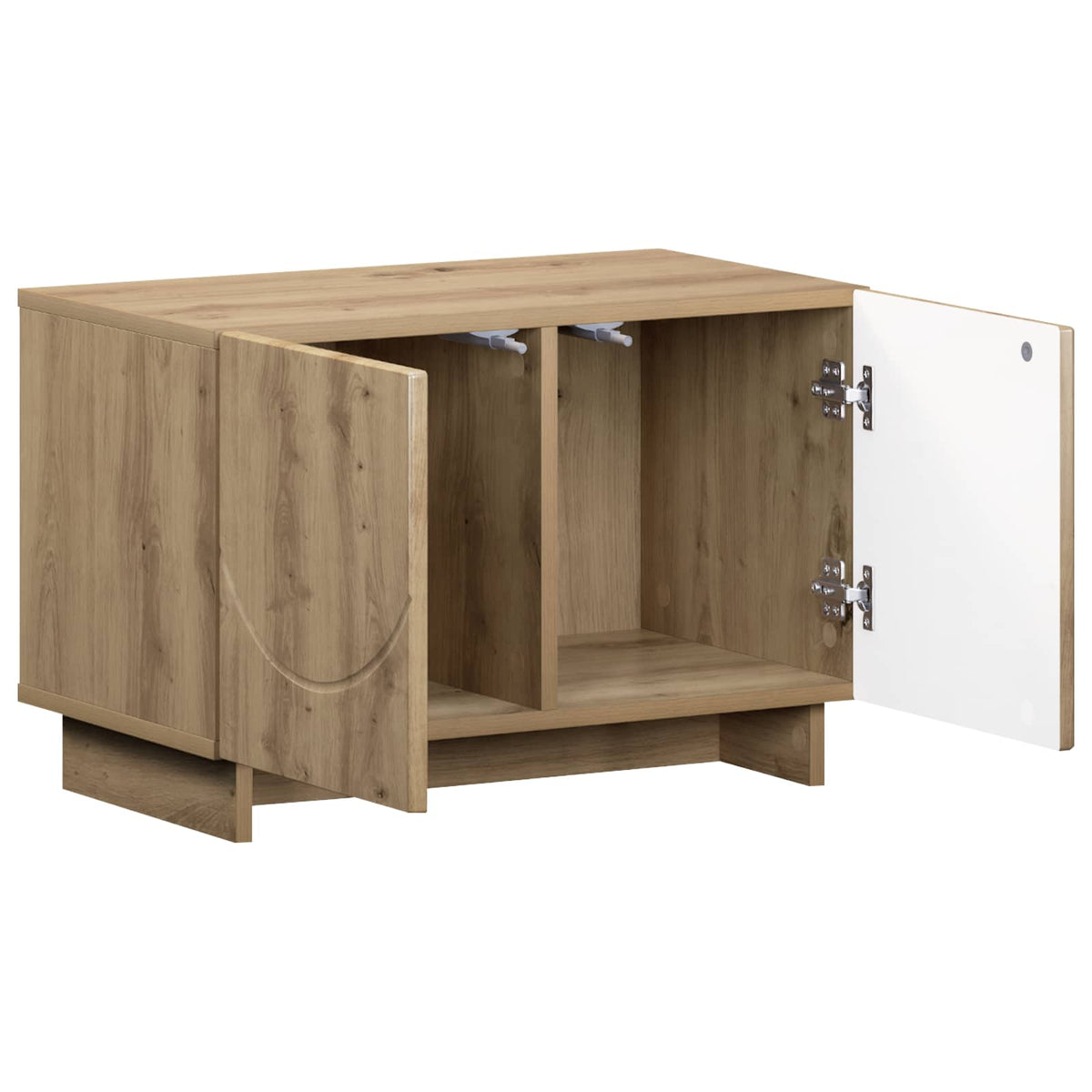 TV-bord 60 x 34.5 x 40 cm Artisan-eg Konstrueret træ