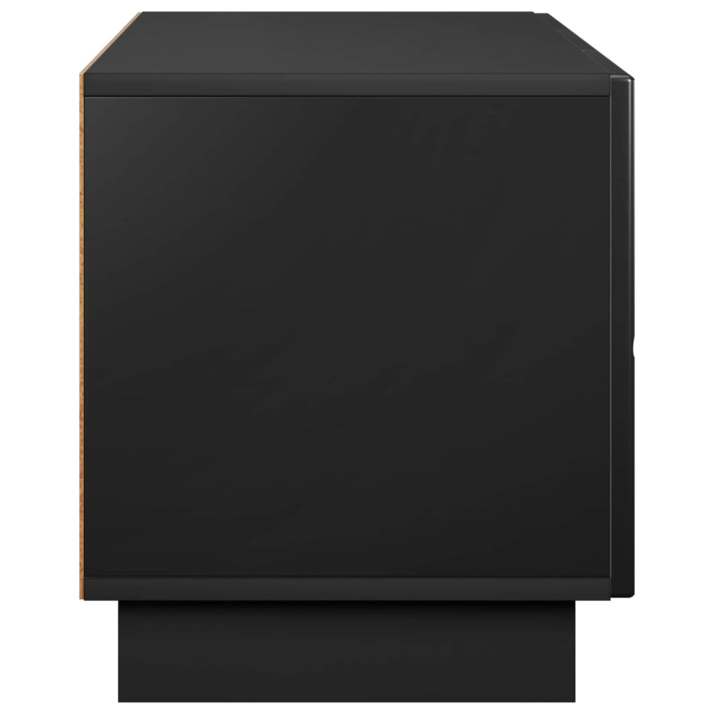 TV-bord 90 x 34.5 x 40 cm Sort Konstrueret træ