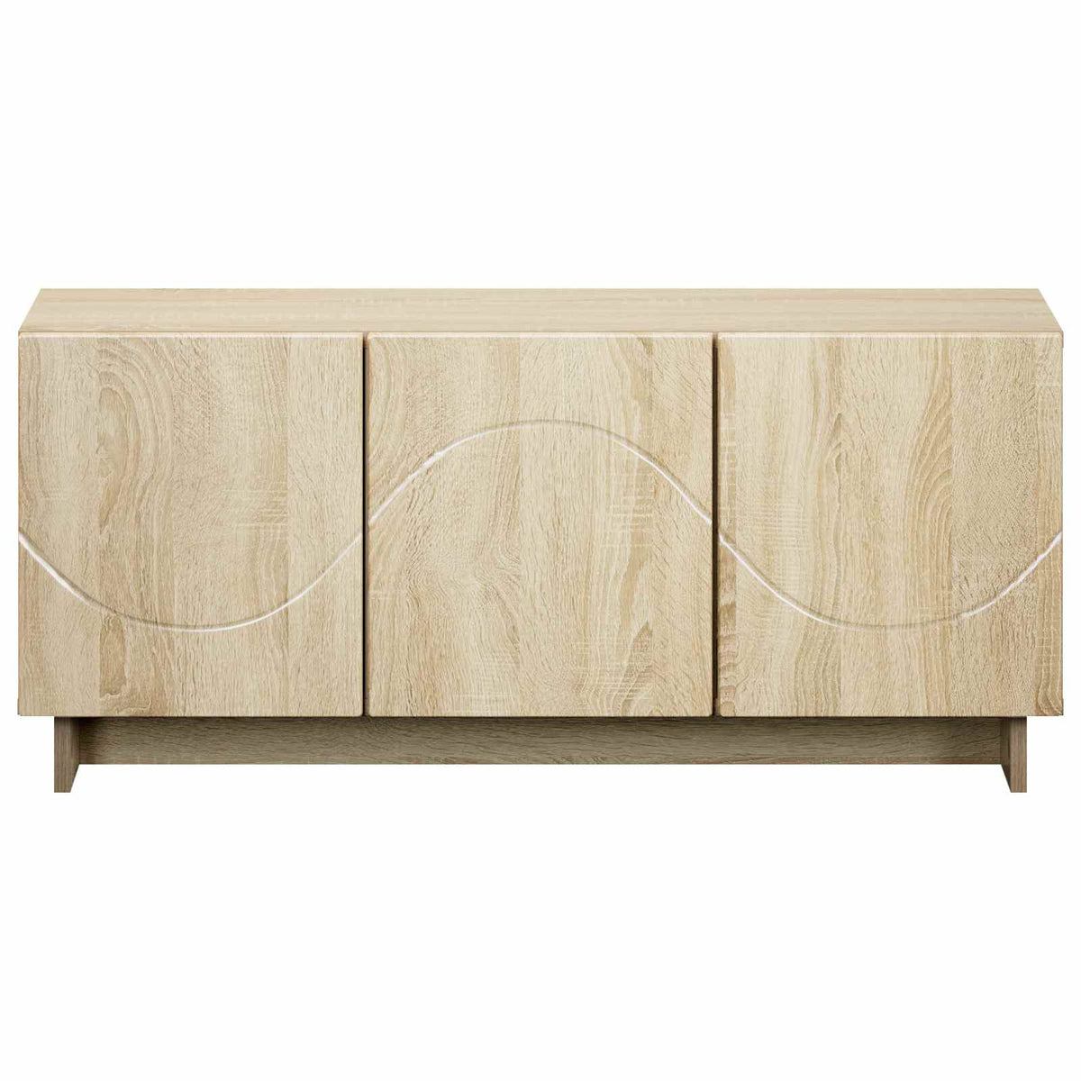 TV-bord 90 x 34.5 x 40 cm Sonoma-eg Konstrueret træ