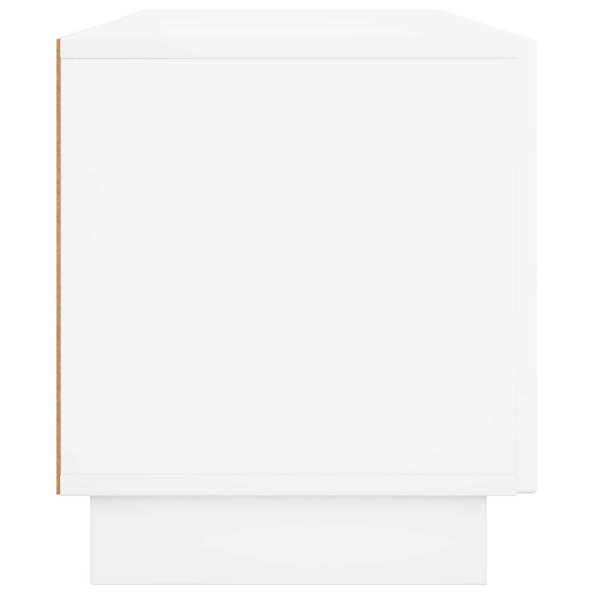 TV-bord 140 x 34.5 x 40 cm Hvid Konstrueret træ