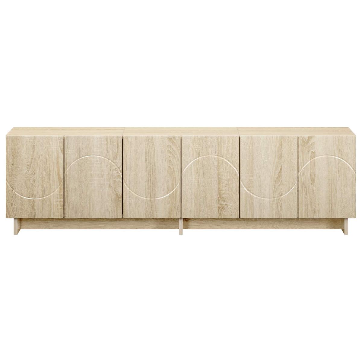 TV-bord 140 x 34.5 x 40 cm Sonoma-eg Konstrueret træ