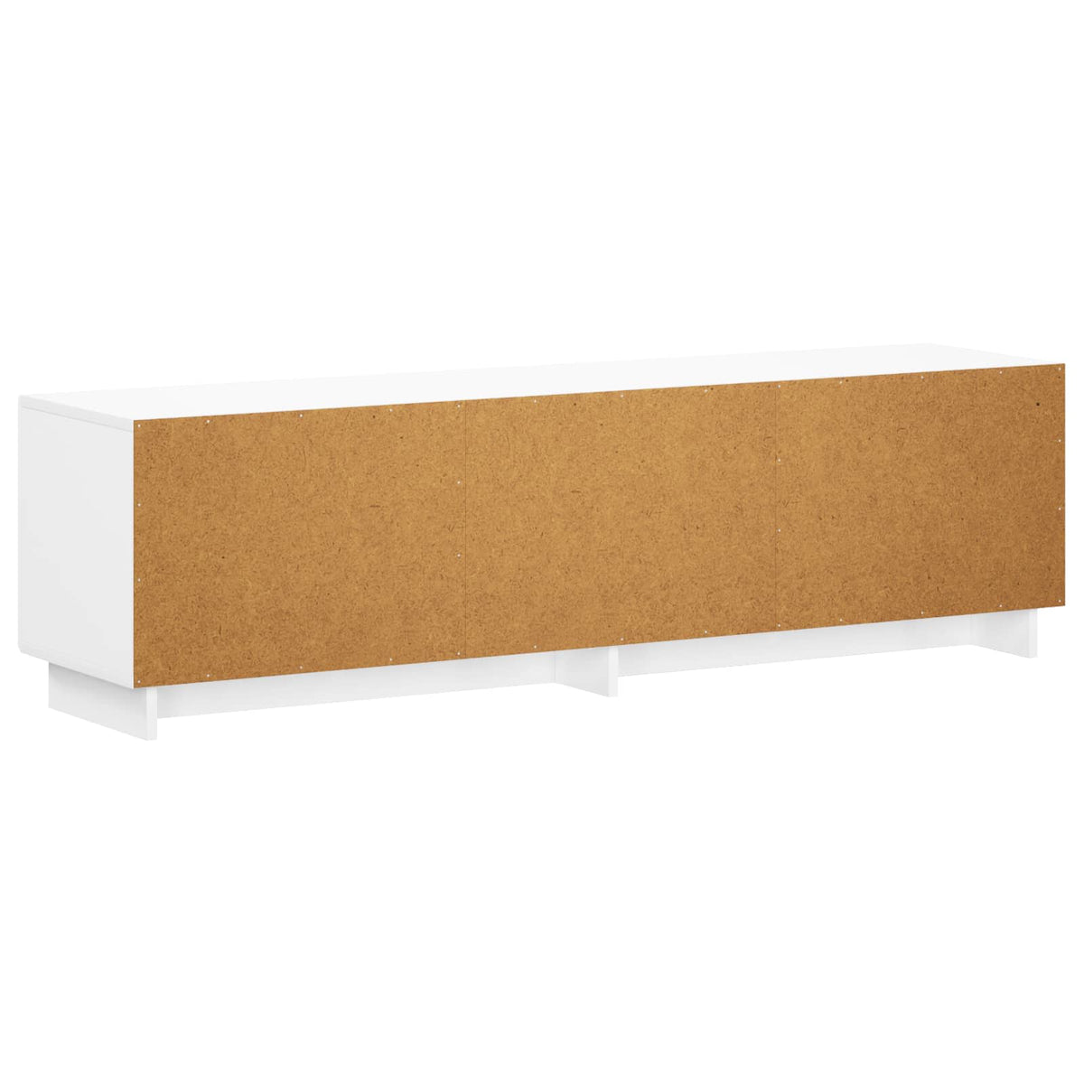TV-bord 140 x 34.5 x 40 cm Hvid højglans Konstrueret træ