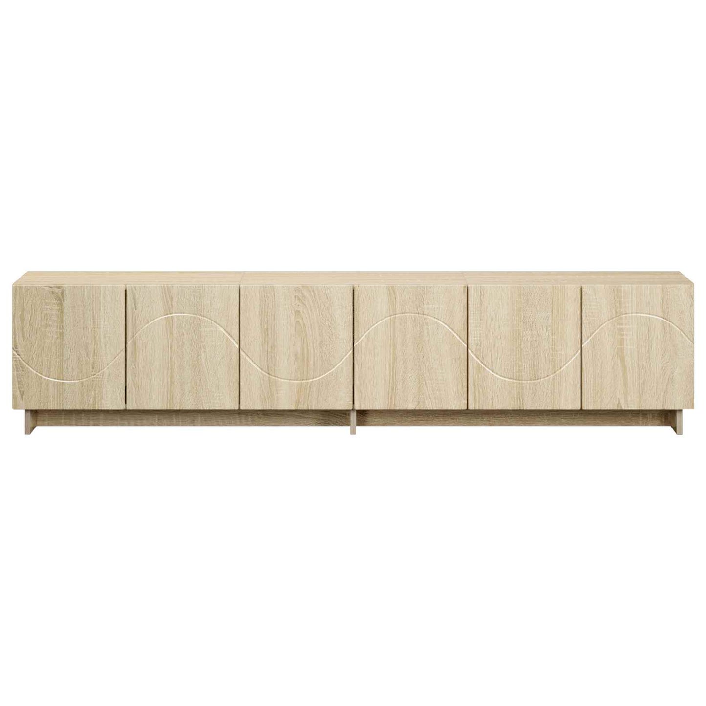 TV-bord 180 x 34,5 x 40 cm Sonoma-eg Konstrueret træ