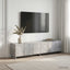 TV-bord 180 x 34,5 x 40 cm Betongrå Konstrueret træ