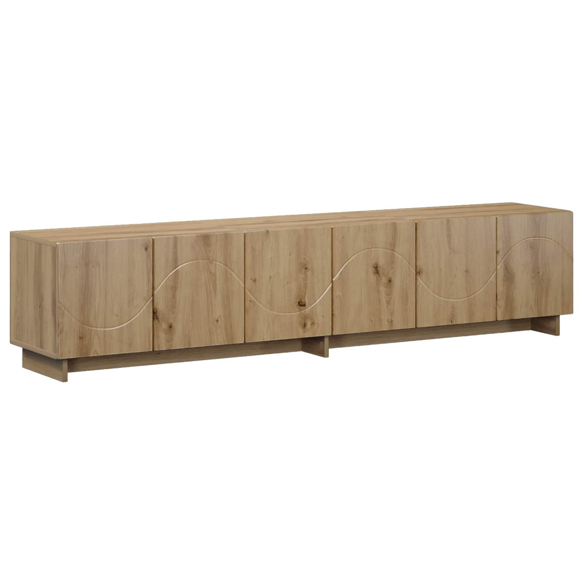 TV-bord 180 x 34,5 x 40 cm Artisan-eg Konstrueret træ