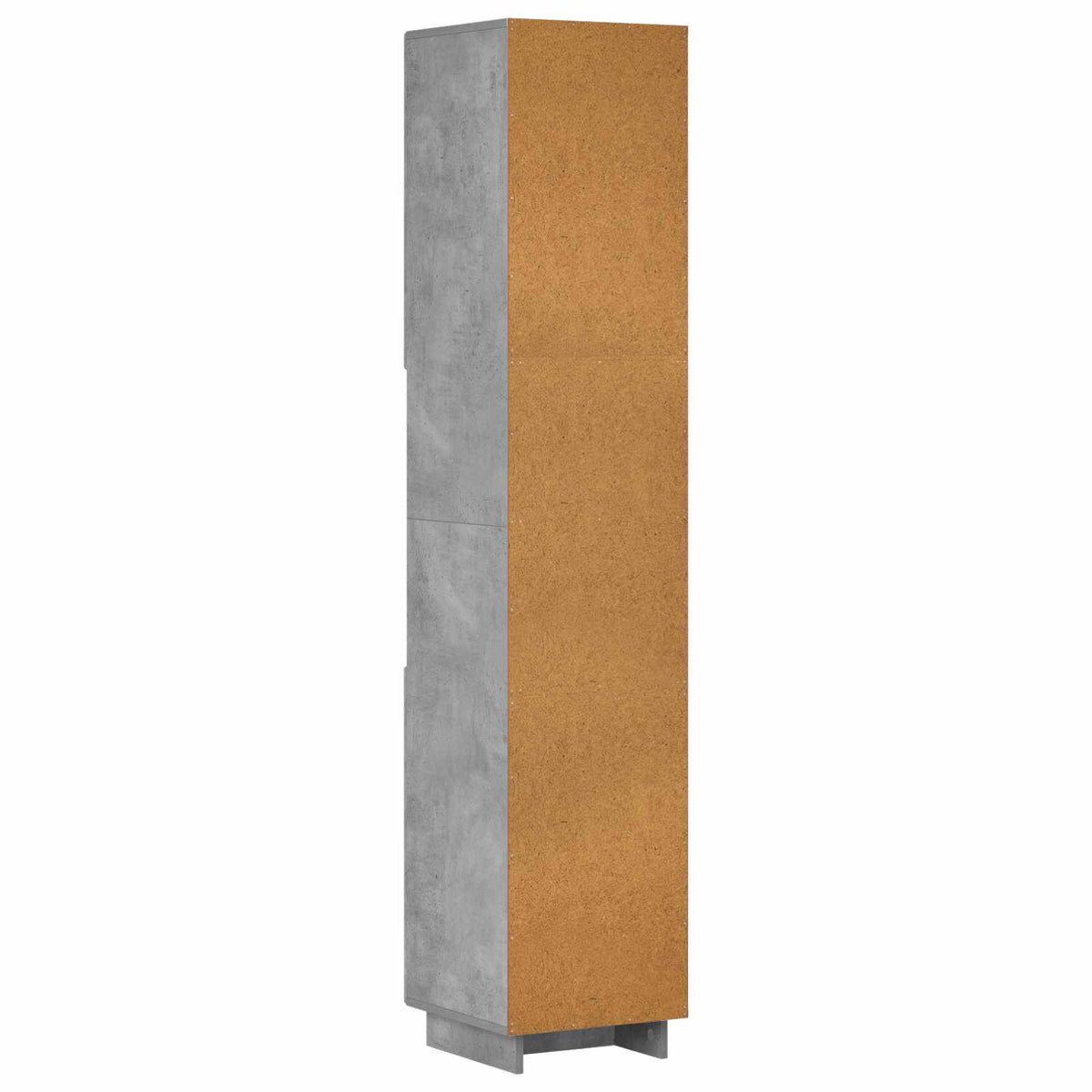 Badeværelsesskab Betongrå 36.5 x 38 x 180 cm Konstrueret træ