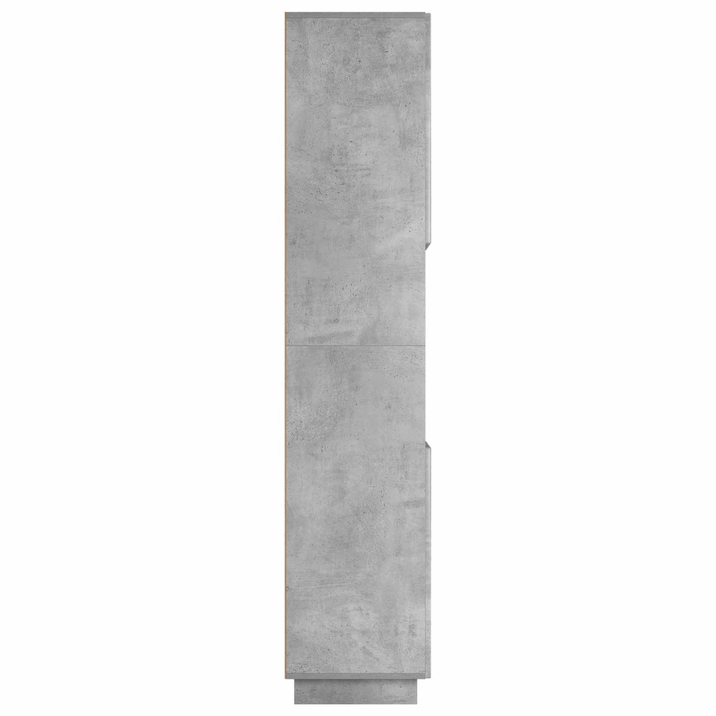 Badeværelsesskab Betongrå 36.5 x 38 x 180 cm Konstrueret træ