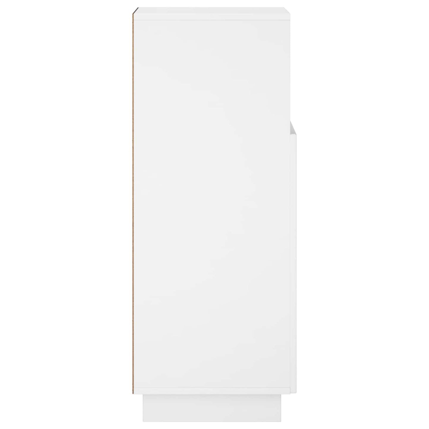 Badskab Hvid højglans 36.5 x 38 x 95 cm Konstrueret træ