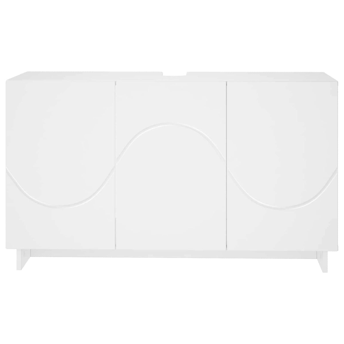 Badeværelsesskab Hvid 101 x 41 x 58 cm Konstrueret træ