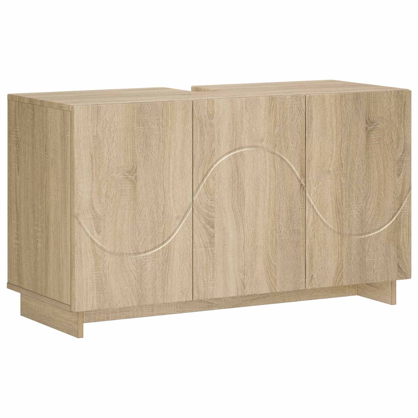 Badeværelsesskab Sonoma-eg 101 x 41 x 58 cm Konstrueret træ