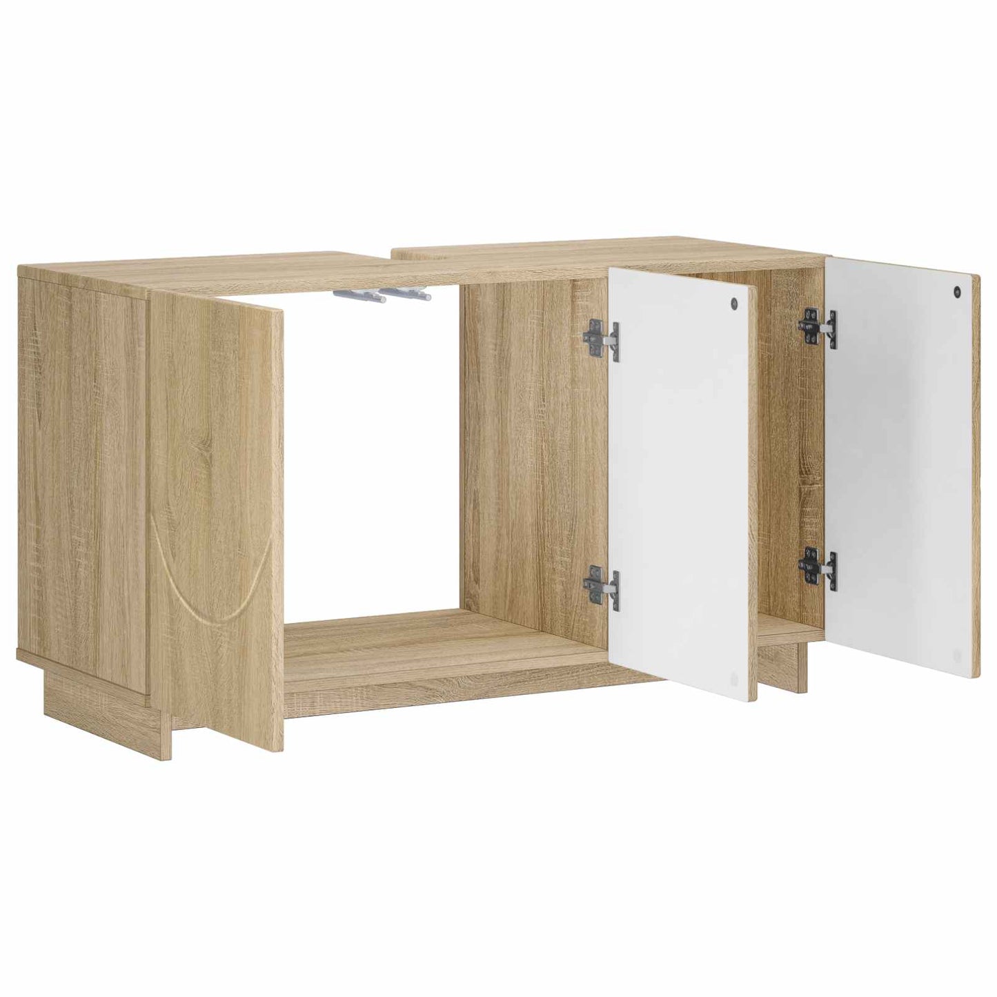 Badeværelsesskab Sonoma-eg 101 x 41 x 58 cm Konstrueret træ