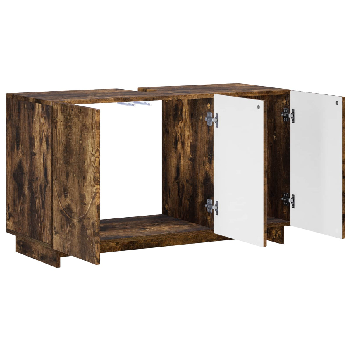 Badeværelsesskab Røget eg 101 x 41 x 58 cm Konstrueret træ