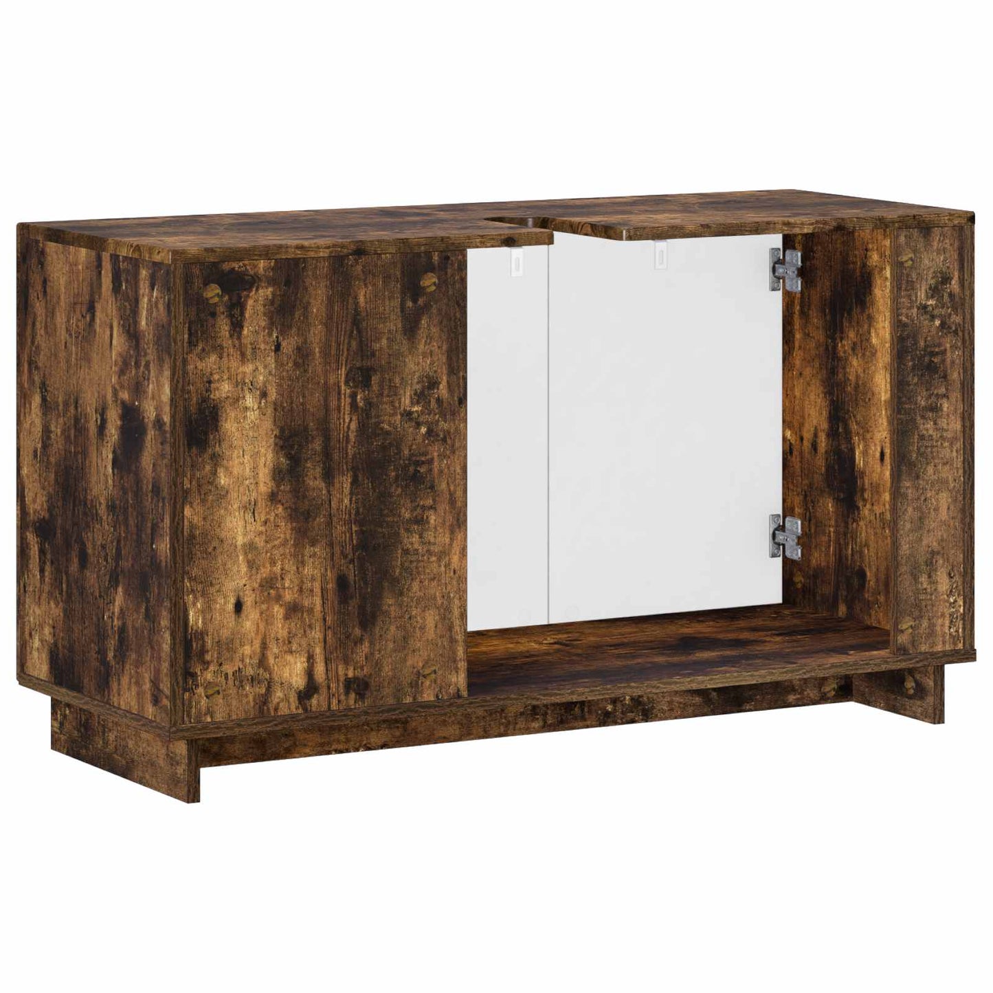 Badeværelsesskab Røget eg 101 x 41 x 58 cm Konstrueret træ