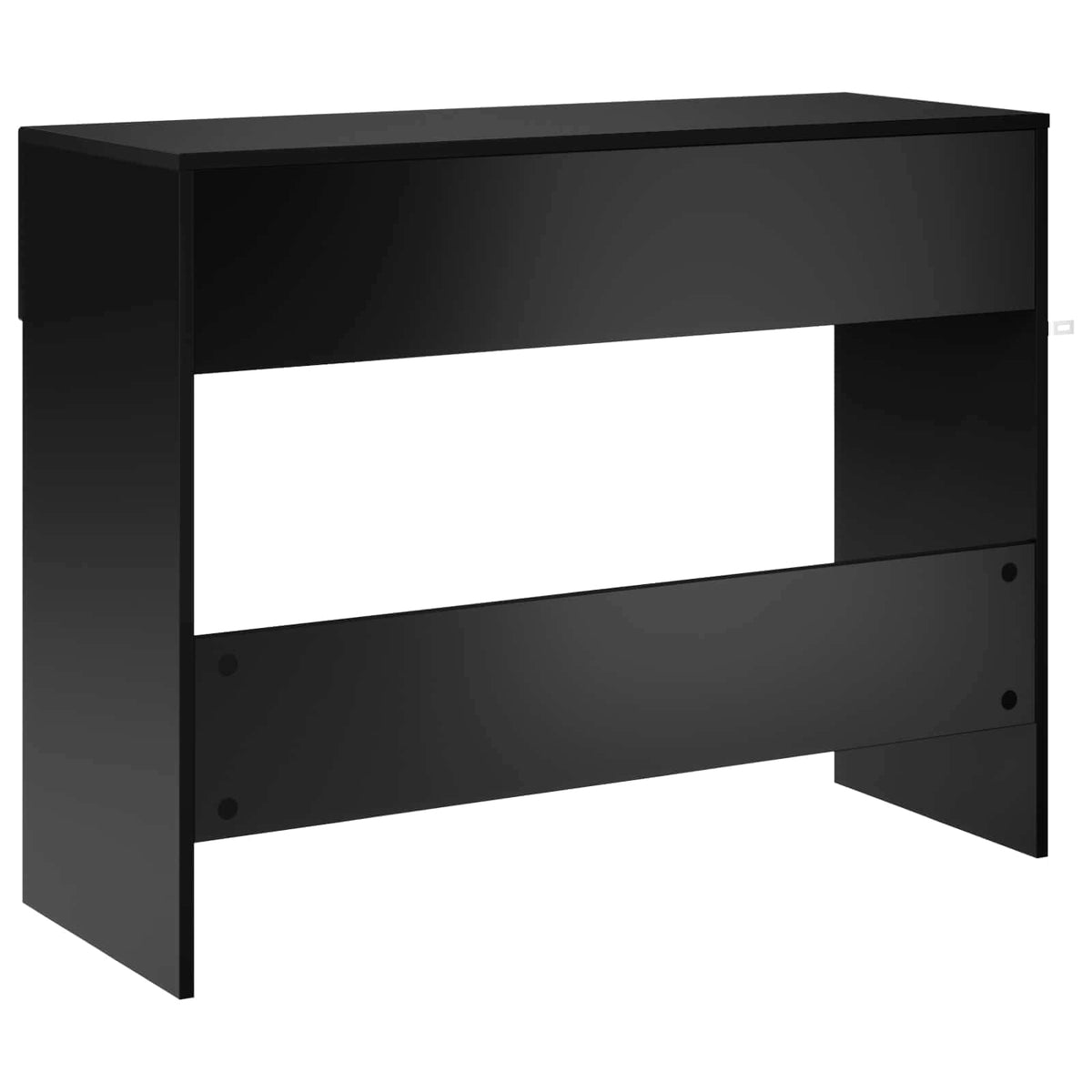 Konsolbord Sort 96,5 x 38 x 75 cm Konstrueret træ
