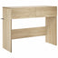 Konsolbord Sonoma-eg 96,5 x 38 x 75 cm Konstrueret træ