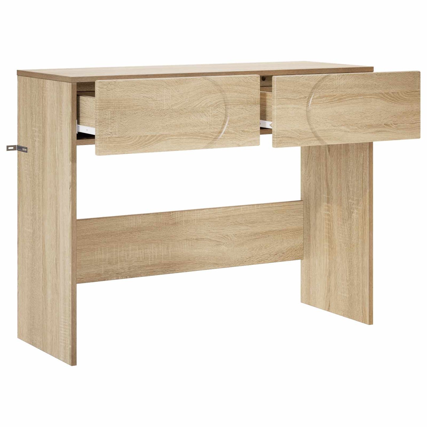 Konsolbord Sonoma-eg 96,5 x 38 x 75 cm Konstrueret træ