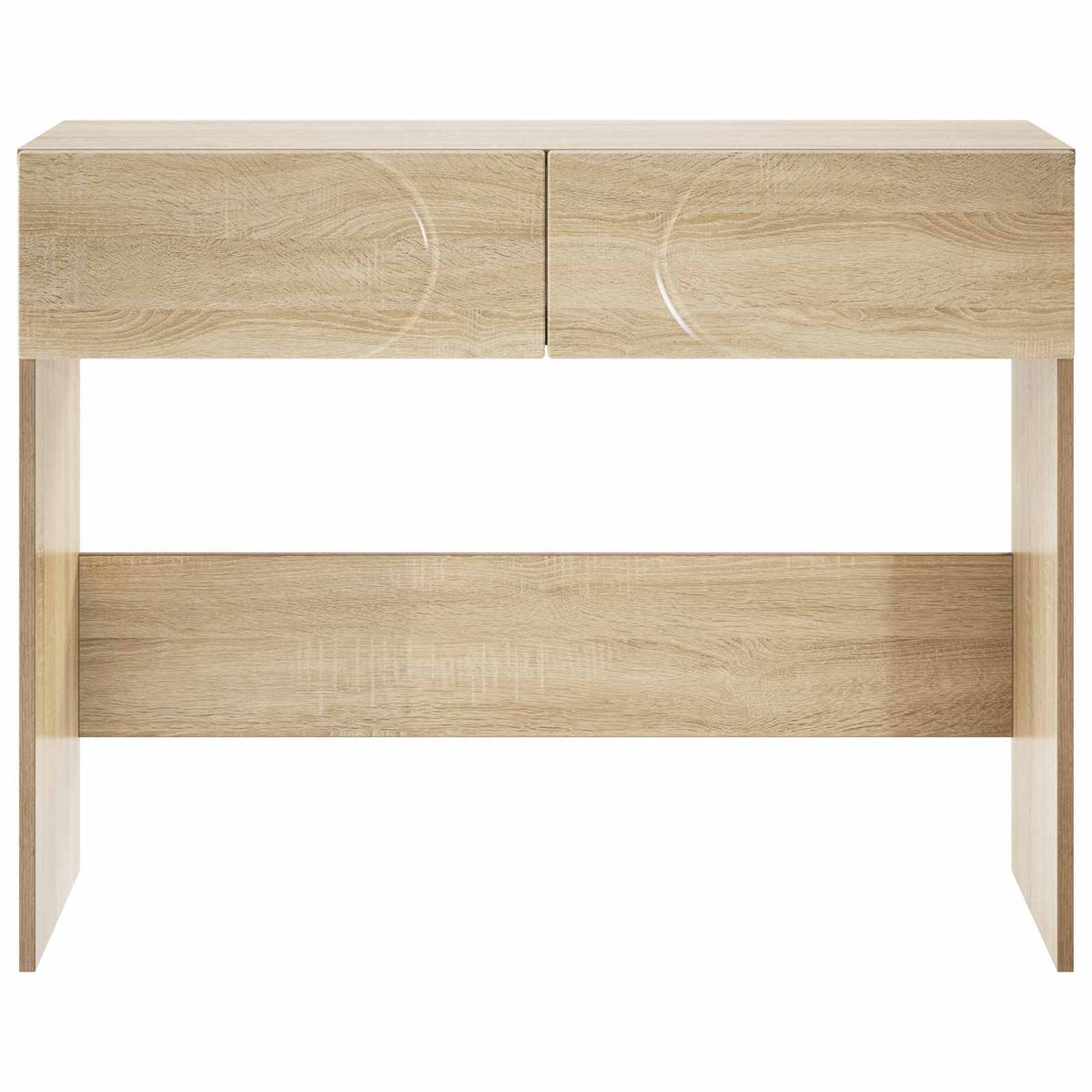 Konsolbord Sonoma-eg 96,5 x 38 x 75 cm Konstrueret træ