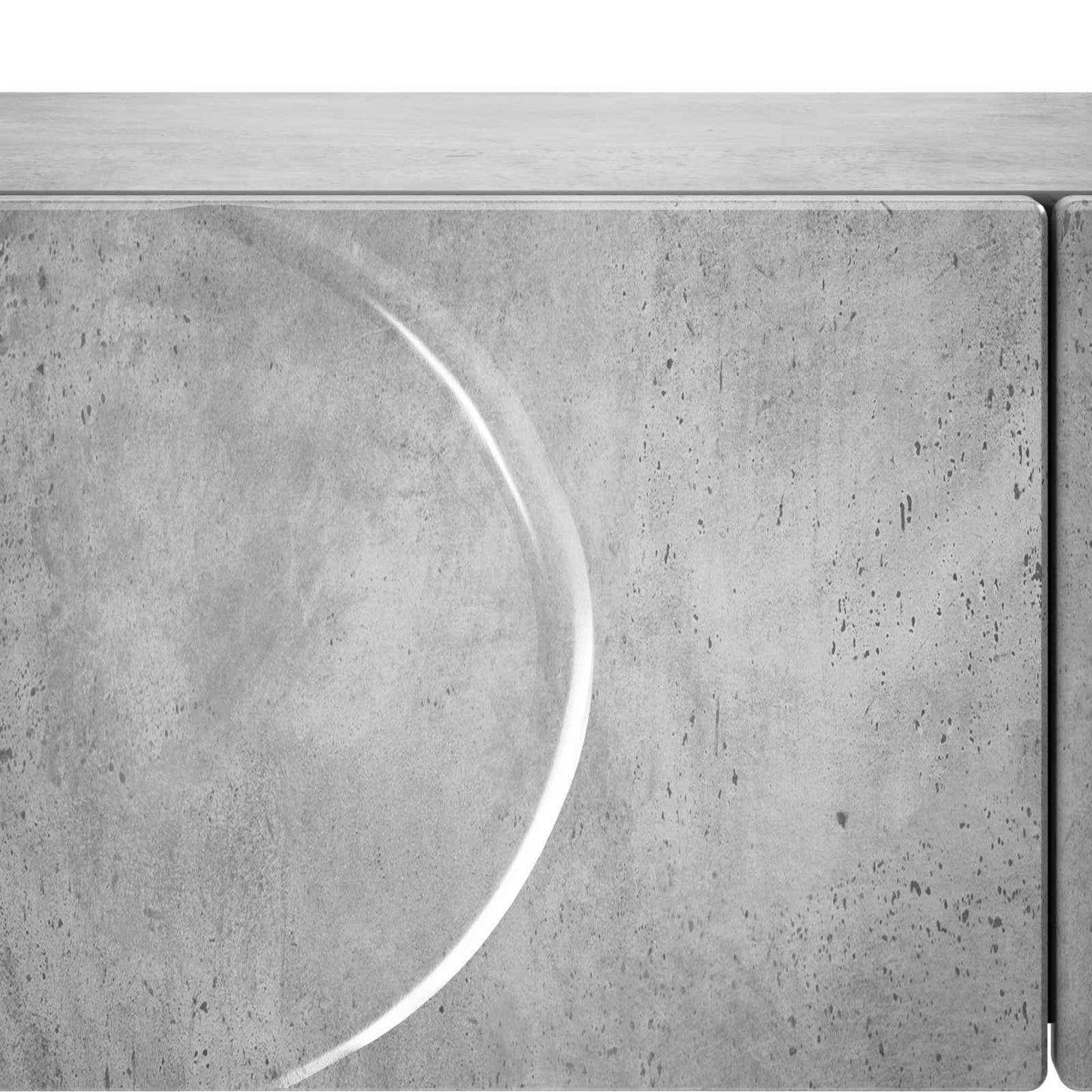 Konsolbord Betongrå 96,5 x 38 x 75 cm Konstrueret træ