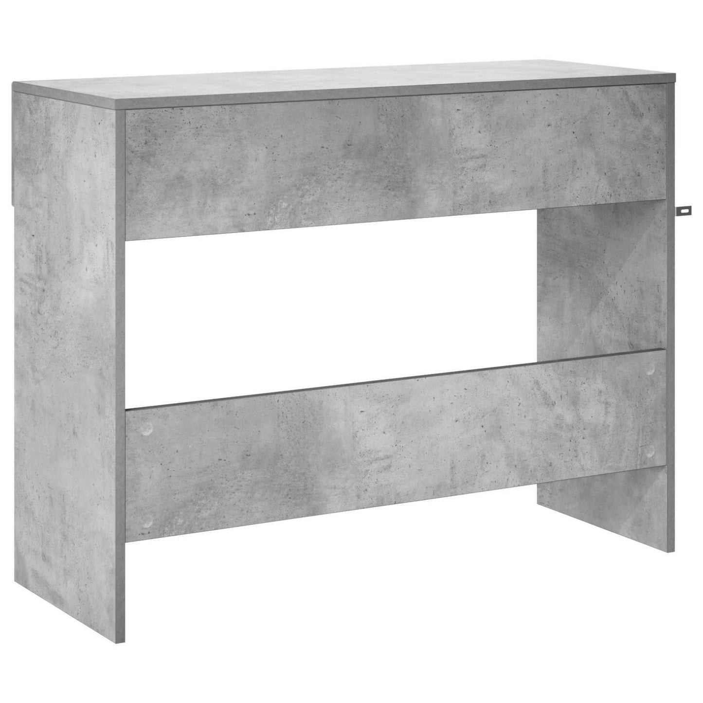 Konsolbord Betongrå 96,5 x 38 x 75 cm Konstrueret træ
