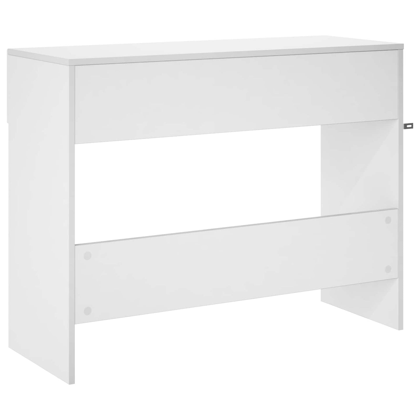 Konsolbord Hvid højglans 96,5 x 38 x 75 cm Konstrueret træ