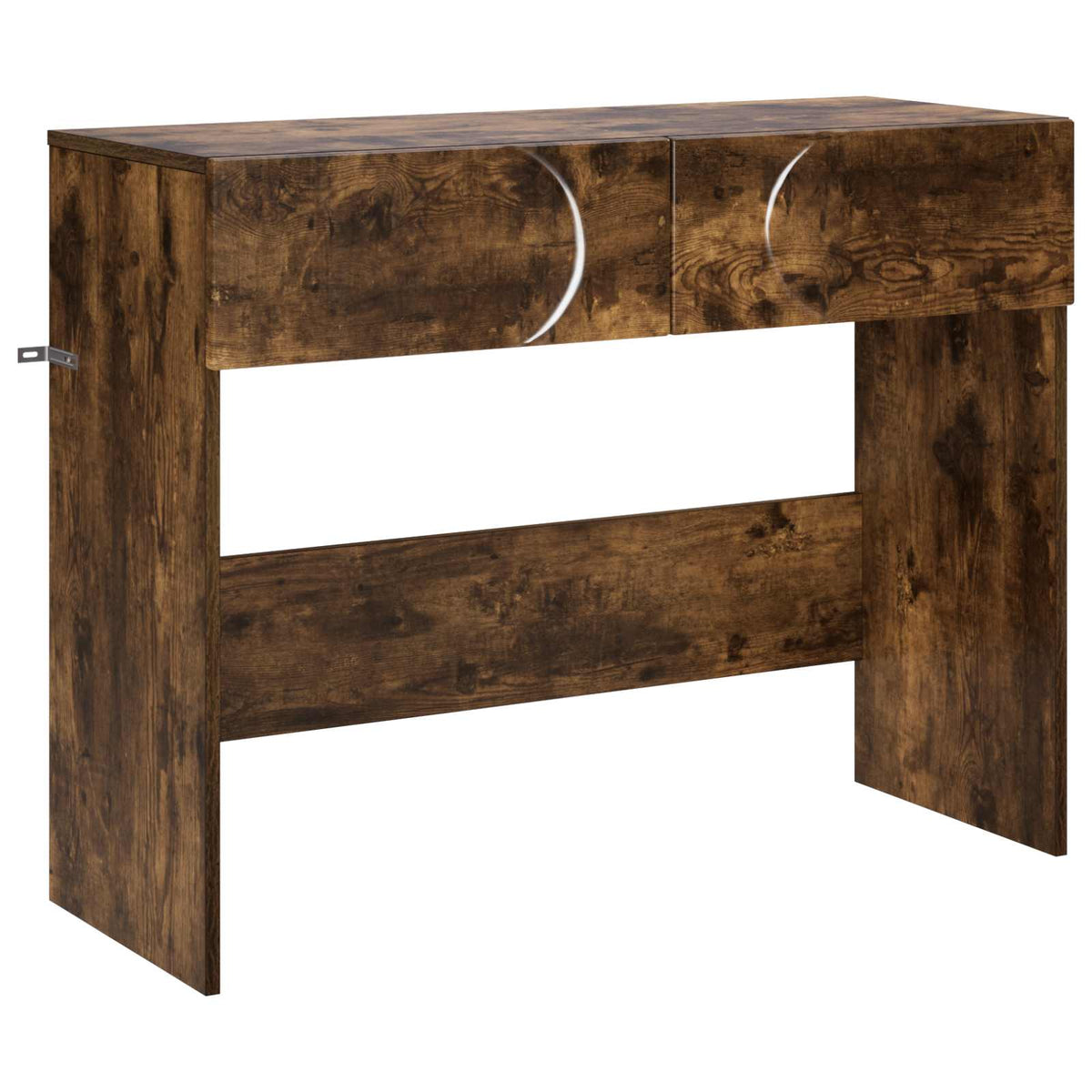 Konsolbord Røget eg 96,5 x 38 x 75 cm Konstrueret træ