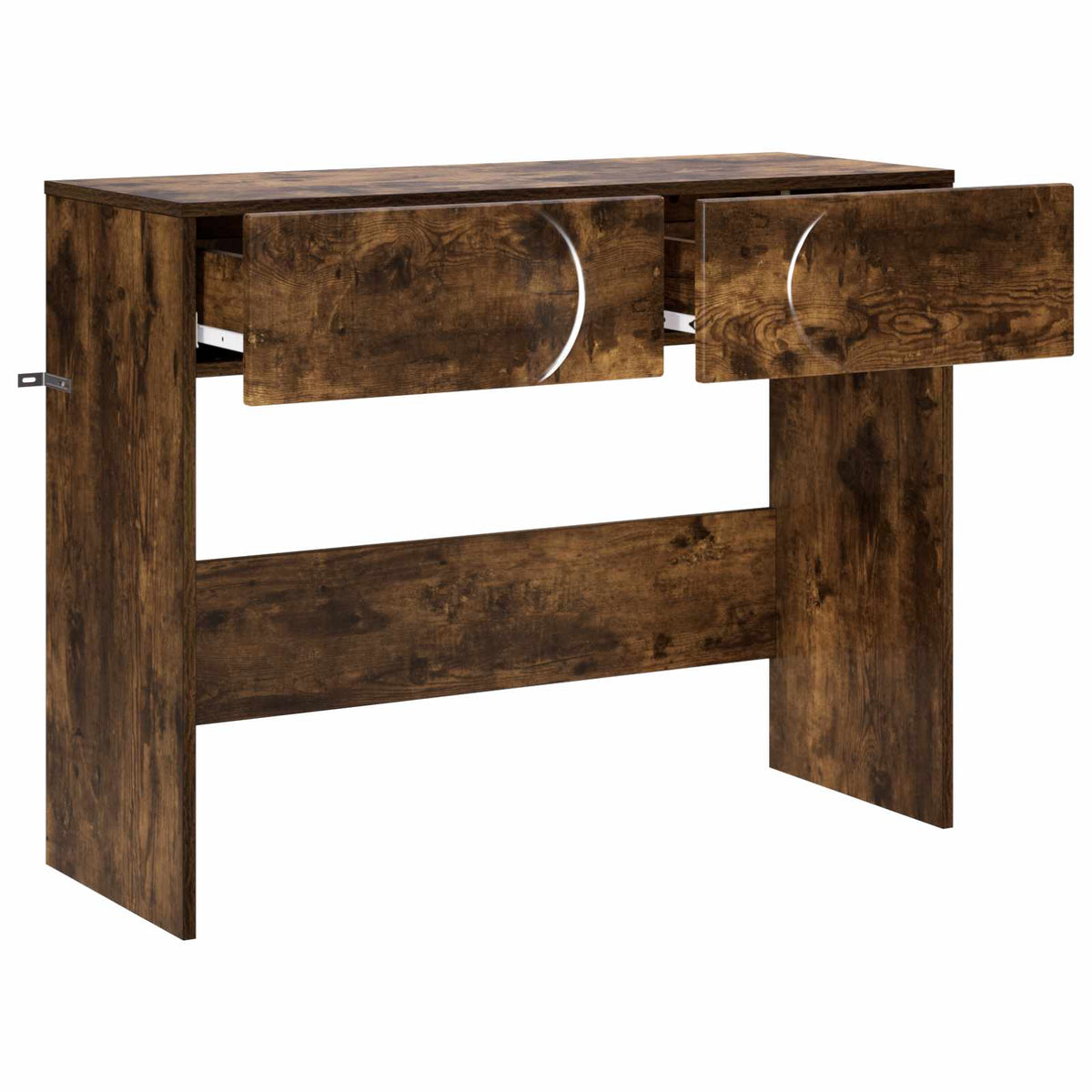Konsolbord Røget eg 96,5 x 38 x 75 cm Konstrueret træ