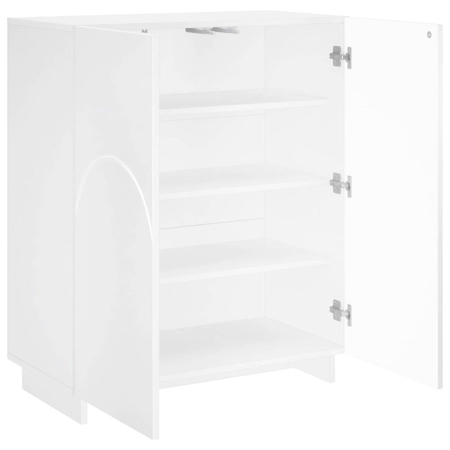 Skoskab 73 x 38 x 87,5 cm Konstrueret træ Hvid