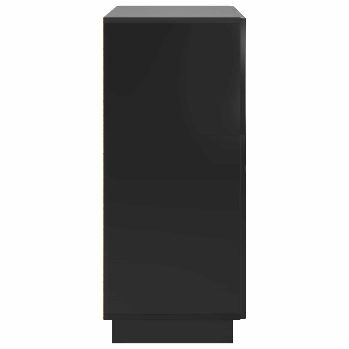 Skoskab 73 x 38 x 87,5 cm Konstrueret træ Sort