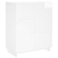 Skoskab 73 x 38 x 87,5 cm Konstrueret træ Hvid højglans