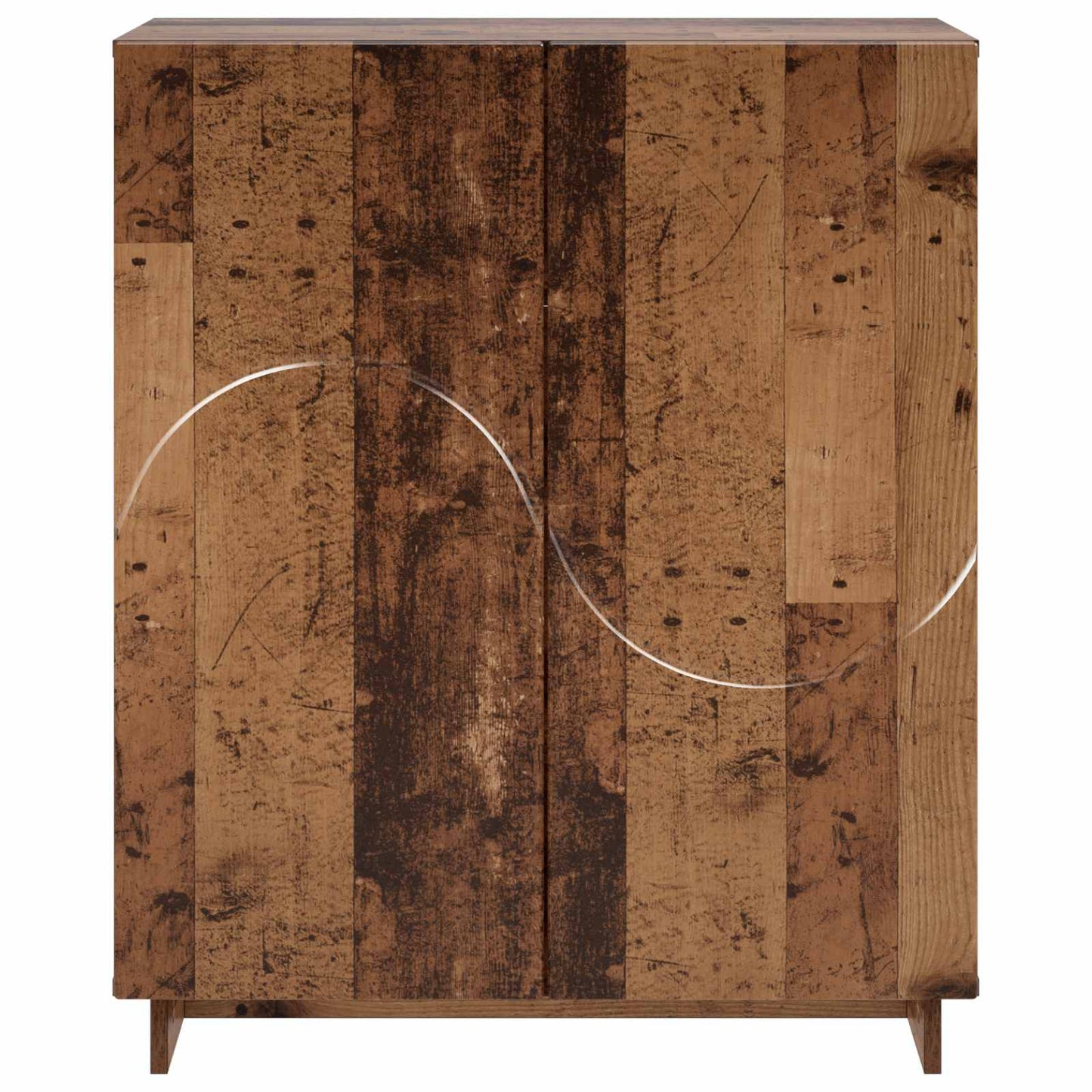 Skoskab 73 x 38 x 87,5 cm Konstrueret træ Gammelt træ