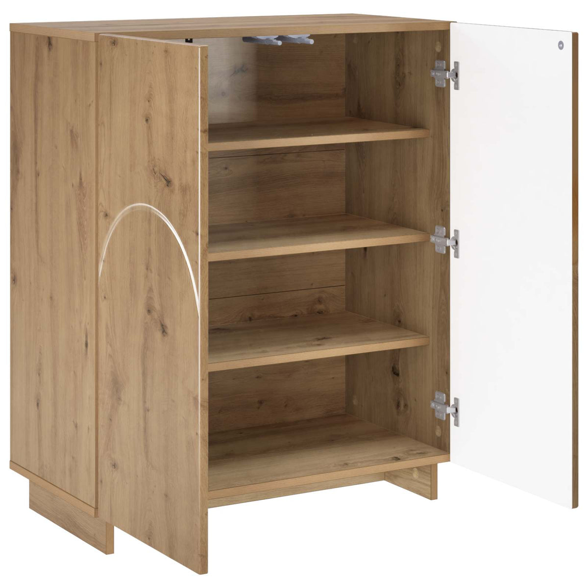 Skoskab 73 x 38 x 87,5 cm Konstrueret træ Artisan-eg