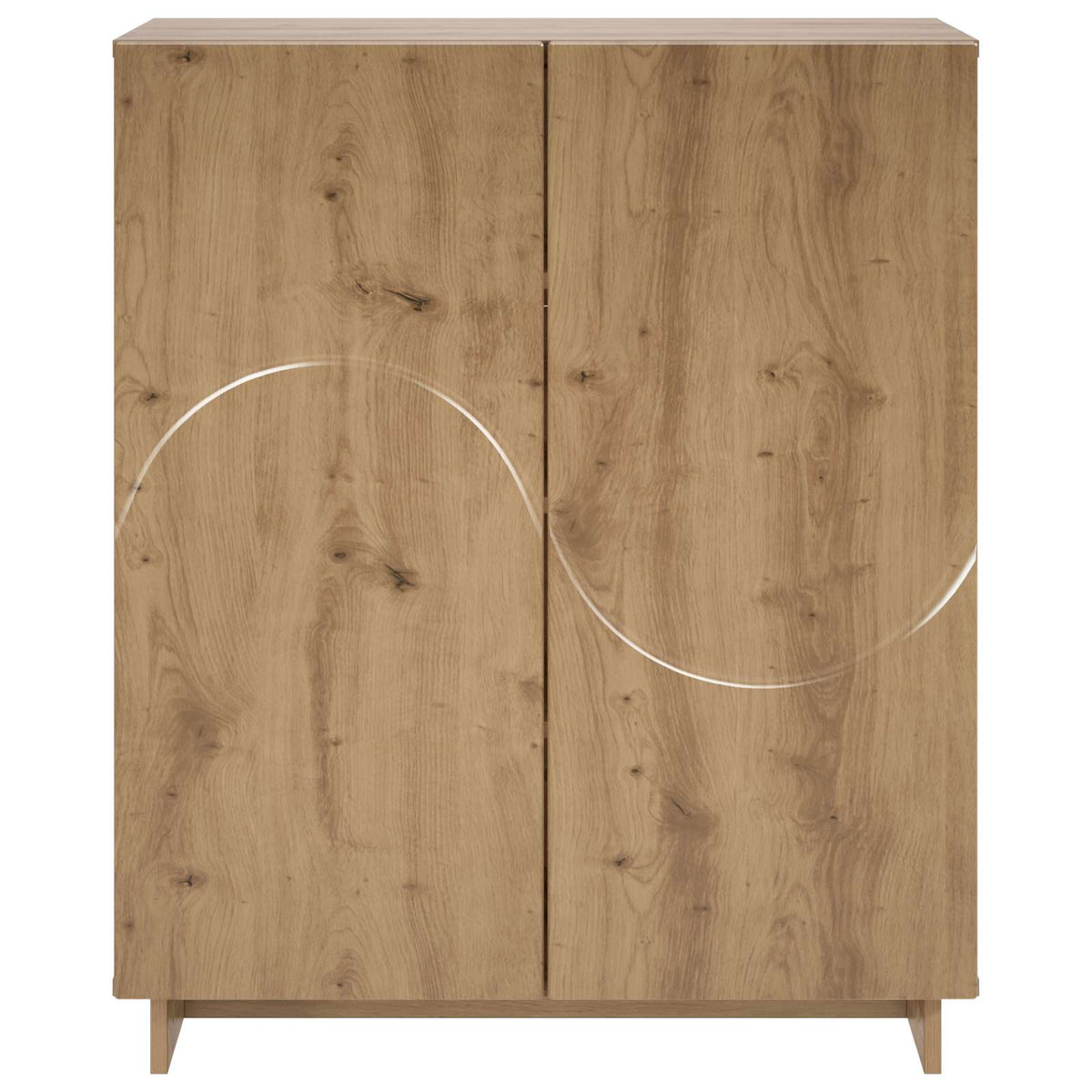 Skoskab 73 x 38 x 87,5 cm Konstrueret træ Artisan-eg