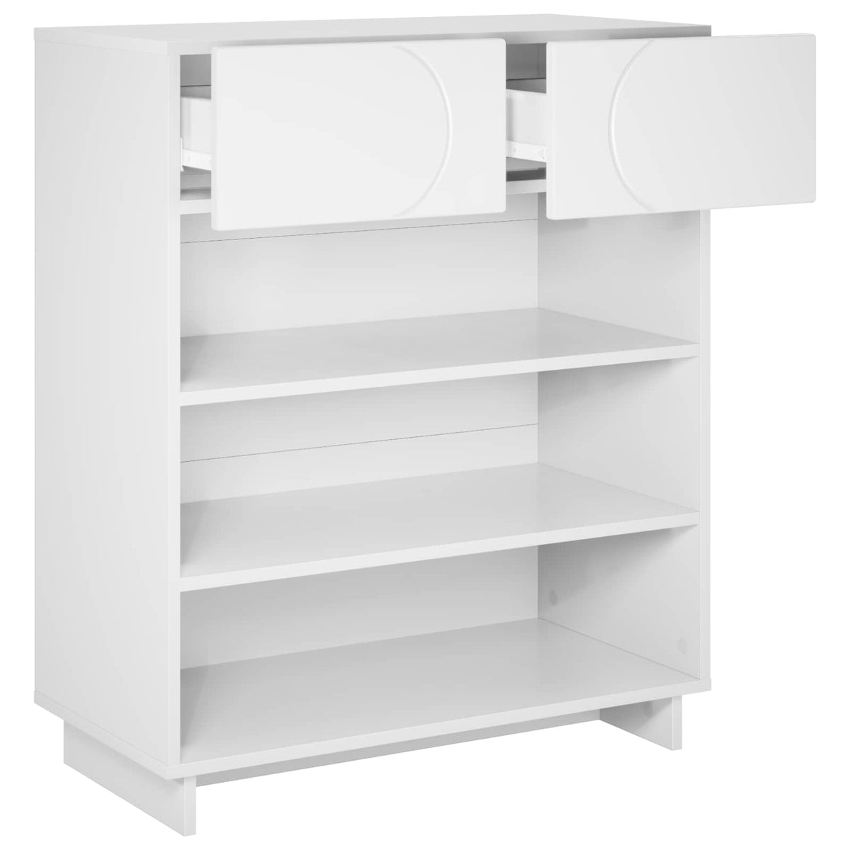 Skoskab 73 x 38 x 87,5 cm Konstrueret træ Hvid