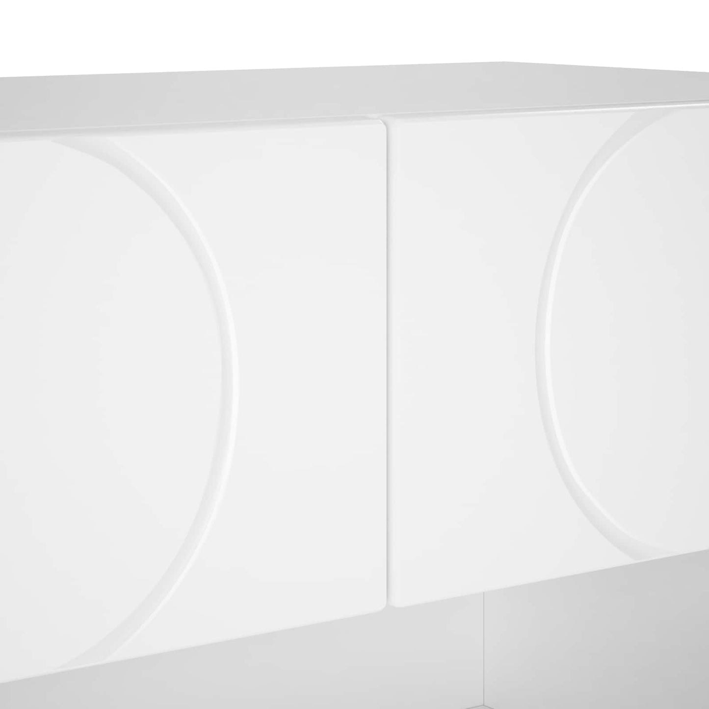 Skoskab 73 x 38 x 87,5 cm Konstrueret træ Hvid højglans