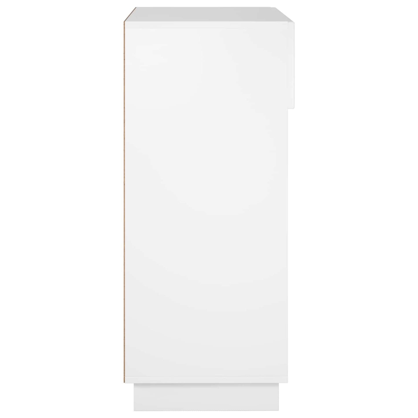 Skoskab 73 x 38 x 87,5 cm Konstrueret træ Hvid højglans