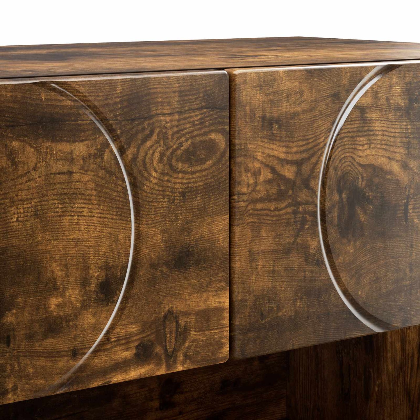 Skoskab 73 x 38 x 87,5 cm Konstrueret træ Røget eg