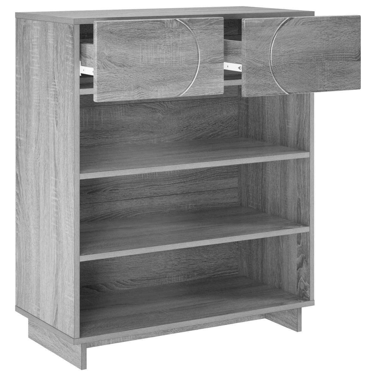 Skoskab 73 x 38 x 87,5 cm Konstrueret træ Grå Sonoma