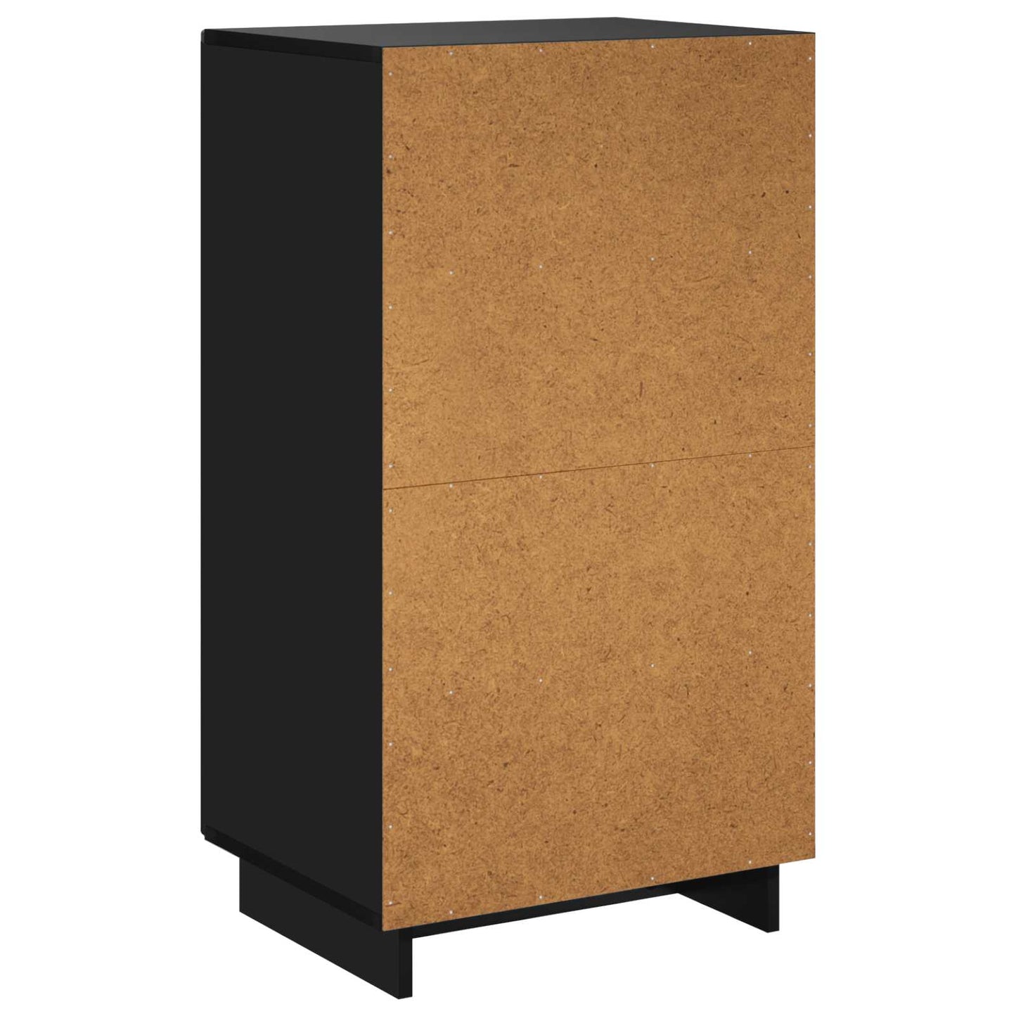 Skoskab 48 x 38 x 87,5 cm Konstrueret træ Sort