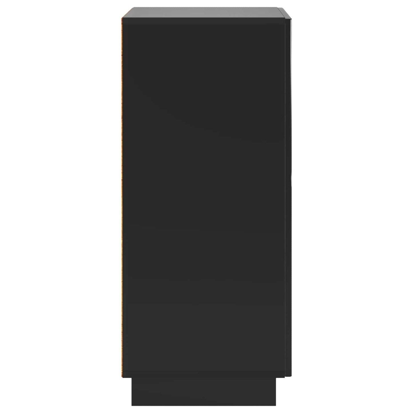 Skoskab 48 x 38 x 87,5 cm Konstrueret træ Sort