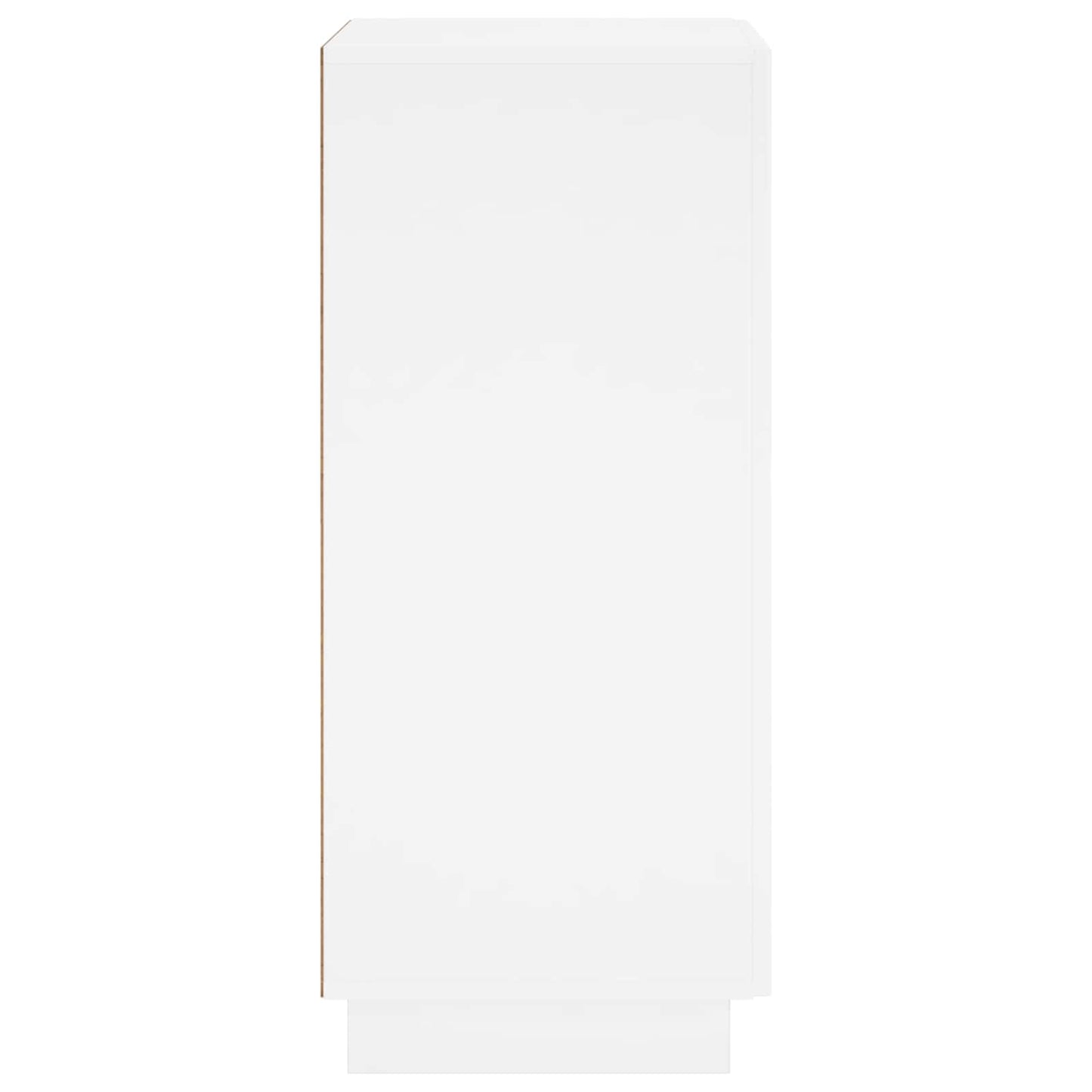 Skoskab 48 x 38 x 87,5 cm Konstrueret træ Hvid højglans