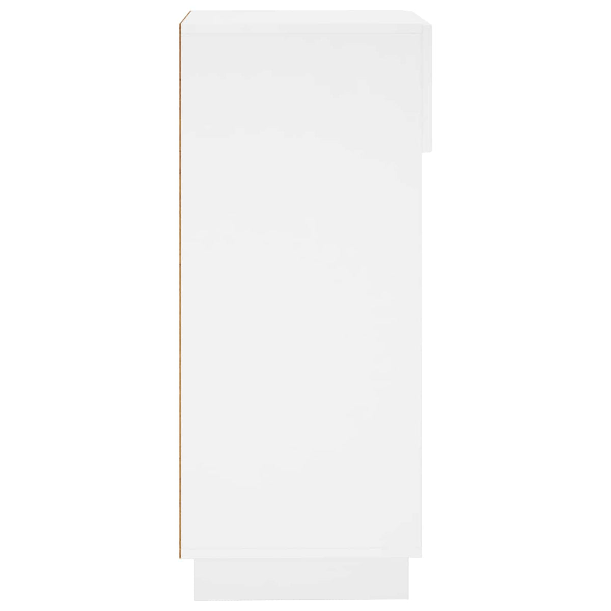 Skoskab 48 x 38 x 87,5 cm Konstrueret træ Hvid højglans